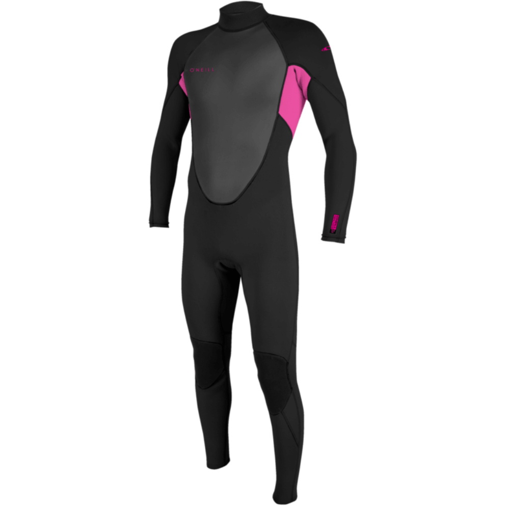 2026 O'Neill Junior Reactor-2 3/2mm Back Zip Wetsuit 5044B - Black / Berry